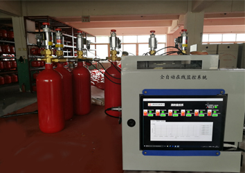 ガス消火システム圧力モニター